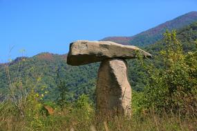 stone as attractions in the mountains