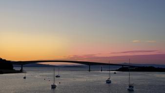 Scotland Sky and sea Landscape