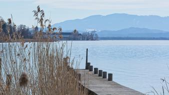 pier on the Chiemsee, Germany