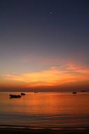 incredibly beautiful red orange Sunset