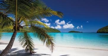 beautiful tropical beach in Costa Rica