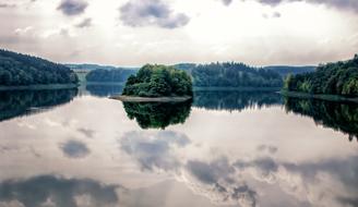 magnificent Lake Island