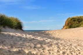 light sand on the North Sea