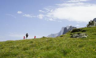 landscape of Europe Alps Montblanc