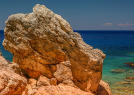 Large Rock Stone on beach