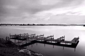 amazing Pier Lake Landscape