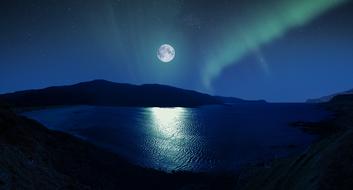 aurora moon scotland