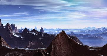 painted fantastic planet surface