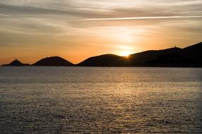 enchanting Corsican Ajaccio Sunset