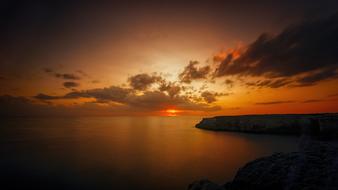 sunset in Menorca, Spain