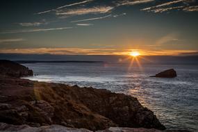 incredible Sea Sun Lying