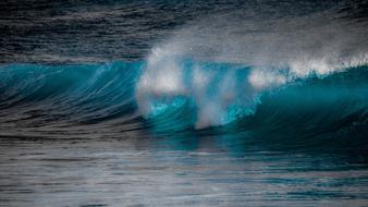 landscape of the incredible Wave of ocean