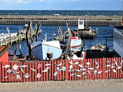 enchanting Port Ships on the water