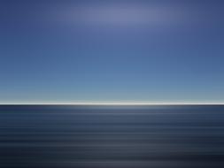 peaceful ocean horizon