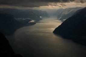 picturesque fjord in Norway