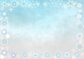 border with snowflakes