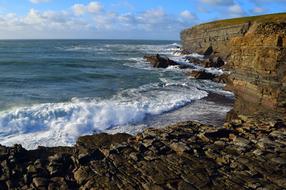 panoramic view of the west coast of ireland