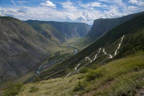 amazing Mountain River Landscape