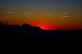 landscape of Sleeping Ute Sunset