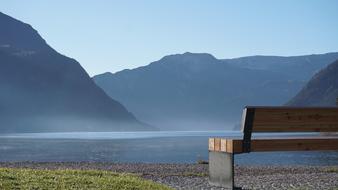 landscape of Lake Rest Mountains