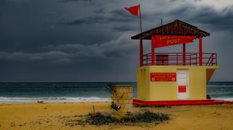 Beach Empty Lifeguard