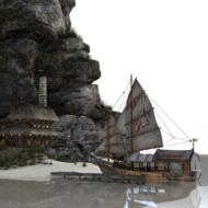 perfect merchant ship ancient drawing