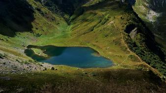 incredibly beautiful Lake Nature Alps
