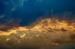 Sky Clouds at Sunset