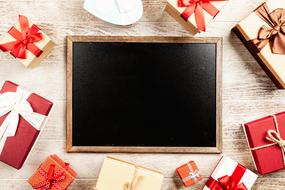Gift Box Christmas red