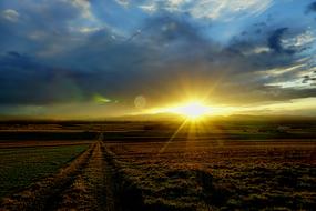 magnificent Landscape Sun