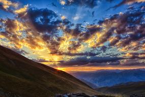 wonderful Landscape KaÃ§kars sun