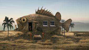 Fish Sea Fantasy drawing