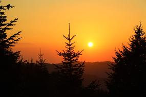 magnificent orange Evening Sky