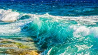 Wave blue Smashing