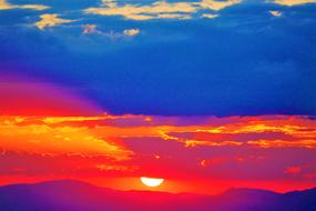 red Nature Sky