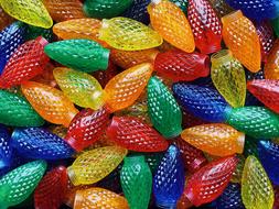 colorful bulbs for christmas supply