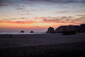 Evening Sunset sea