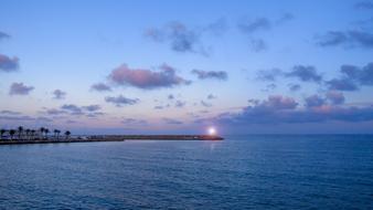 iLandscape of ncredibly beautiful Sea and Sky