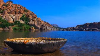 Bamboo Boat Water