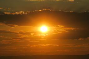 extraordinarily beautiful Horizon Sky