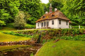 Island Liselund Places, baltic sea, denmark