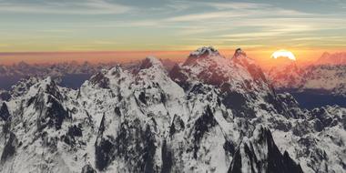 Snow Sunrise