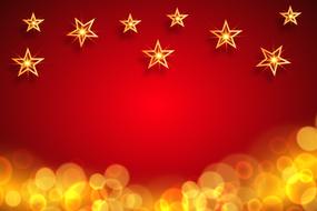 christmas decoration stars as a background