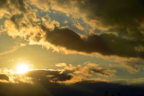 magnificent Sky Clouds Sun