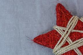 Christmas Star Decoration red