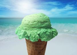 Ice green