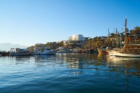 Port Boats water, antalya, turkey