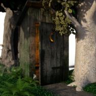 Toilet Trees Landscape