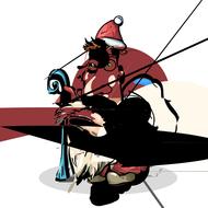 ravishing santa claus new year drawing