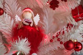 red Angel Tree Decoration